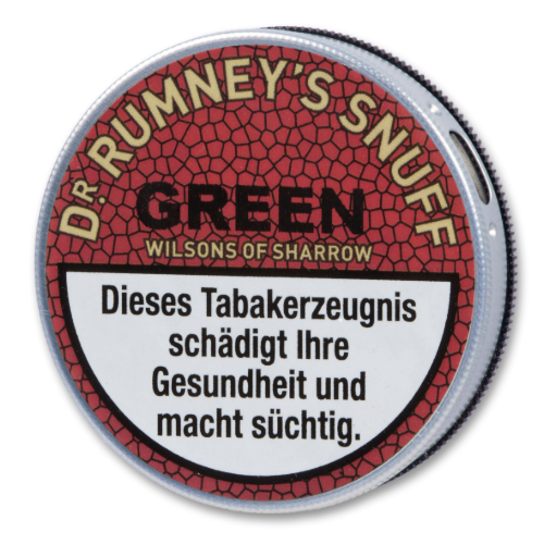 Wilsons DrRumney's Green Snuff Schnupftabak 5g Tap Tin