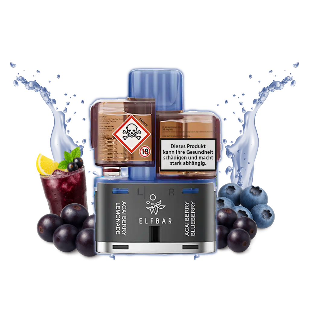 ELFBAR DUAL 10K Vape Pod Blue Edition