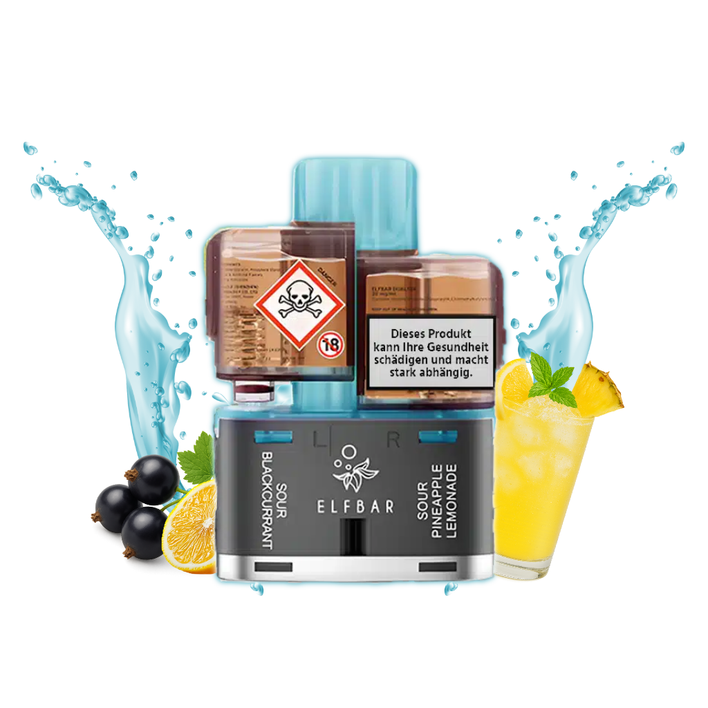 ELFBAR DUAL 10K Vape Pod Sour Edition