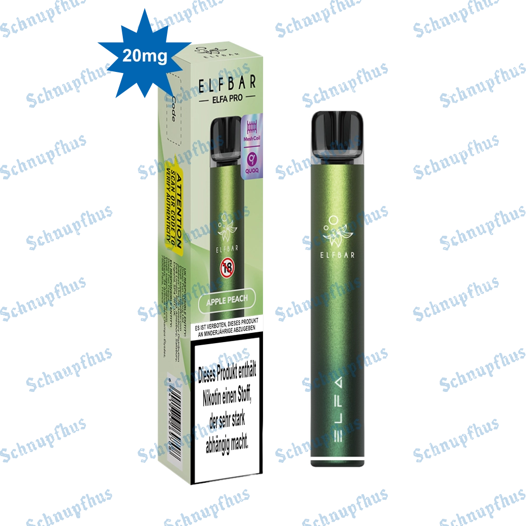 ELFBAR ELFA Pro Pod Kit 20mg Apple Peach