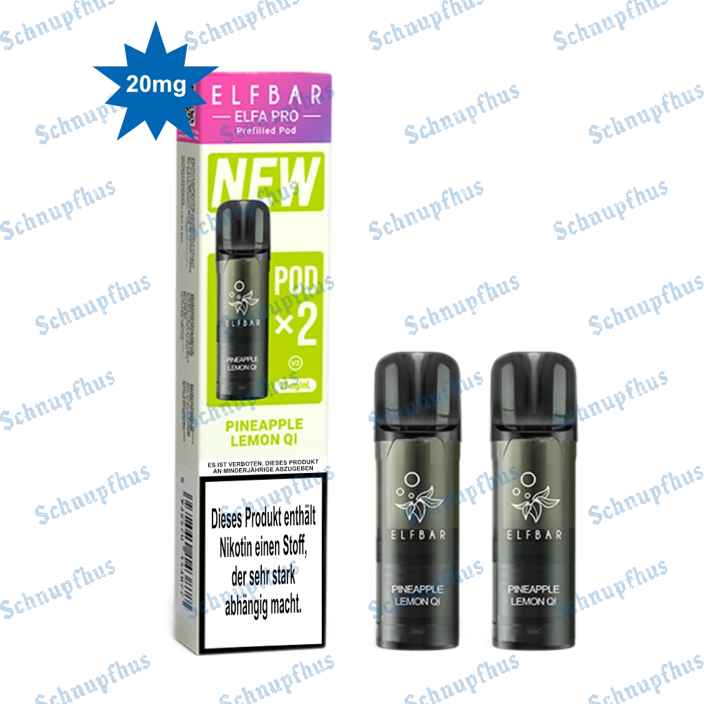 ELFBAR ELFA Pro Pods 2 Stück Pineapple Lemon Qi