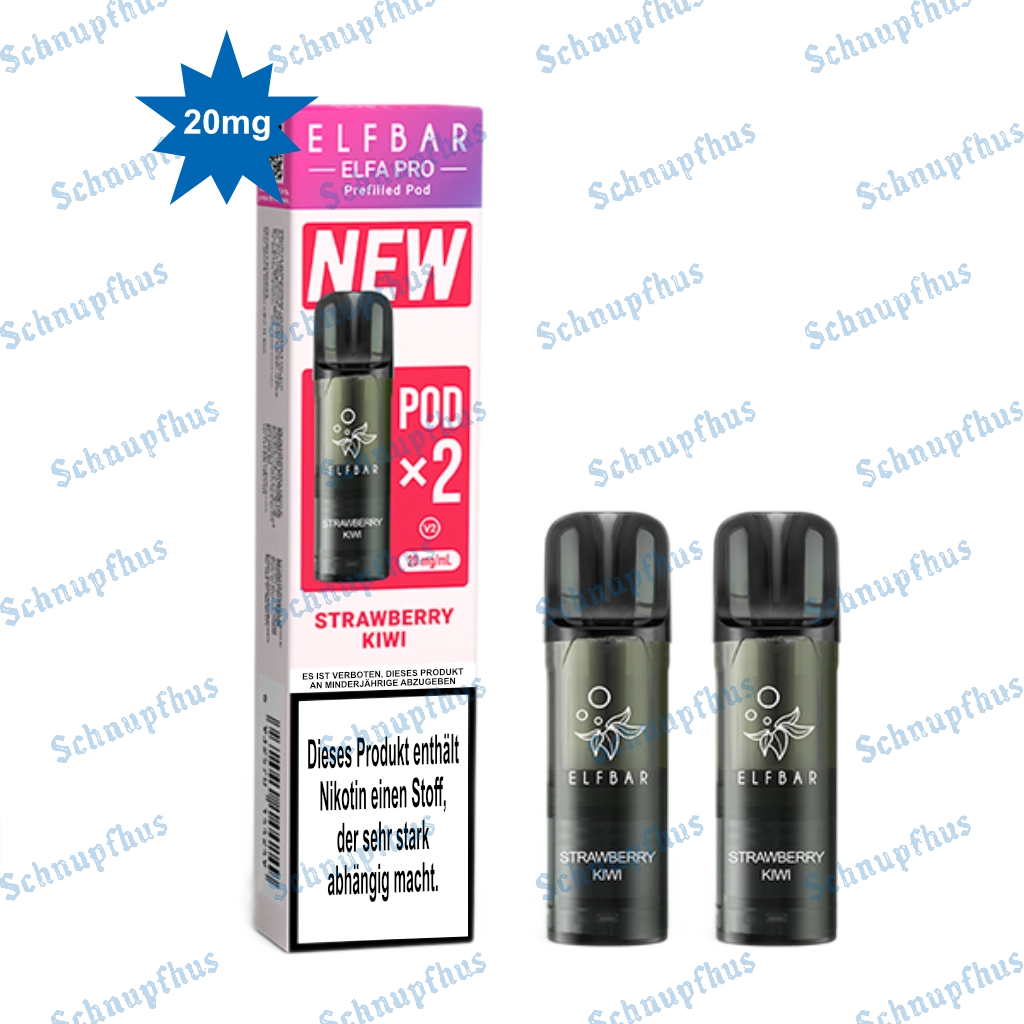 ELFBAR ELFA Pro Pods 2 Stück Strawberry Kiwi
