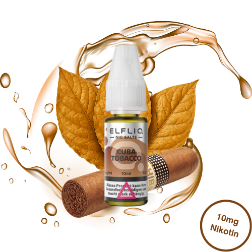 Elfbar - Elfliq Nikotinsalz Cuba Tobacco (10mg/ml)