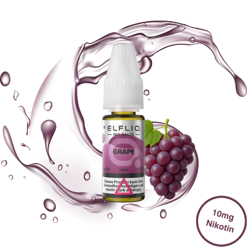 Elfbar - Elfliq Nikotinsalz Grape (10mg/ml)