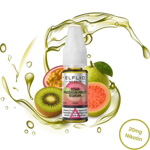Elfbar - Elfliq Nikotinsalz Kiwi Passion Fruit Guava (20mg/ml)