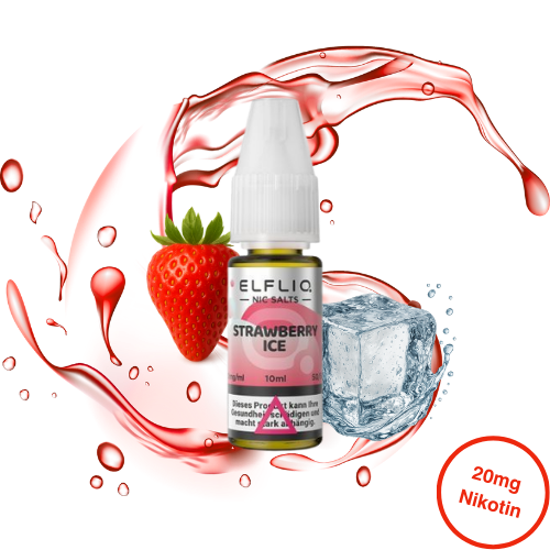 Elfbar - Elfliq Nikotinsalz Strawberry Ice (20mg/ml)