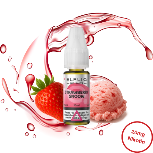 Elfbar - Elfliq Nikotinsalz Strawberry Snoow (20mg/ml)