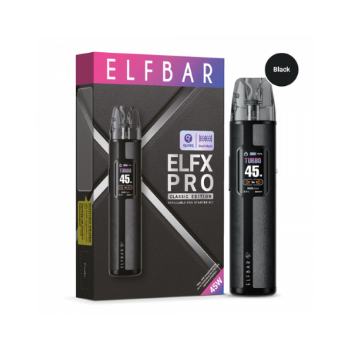 ELFBAR ELFX Pro Starter Kit Black (Schwarz)