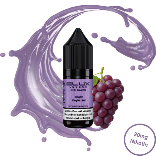 Elux Nic Salt Grape (20 mg/ml)