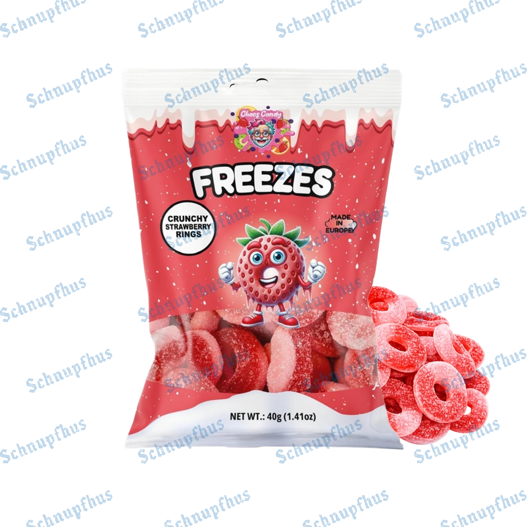 Freezes Strawberry Rings 40g