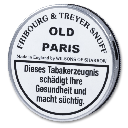 Fribourg & Treyer Old Paris Snuff Schnupftabak 5g Tap Tin