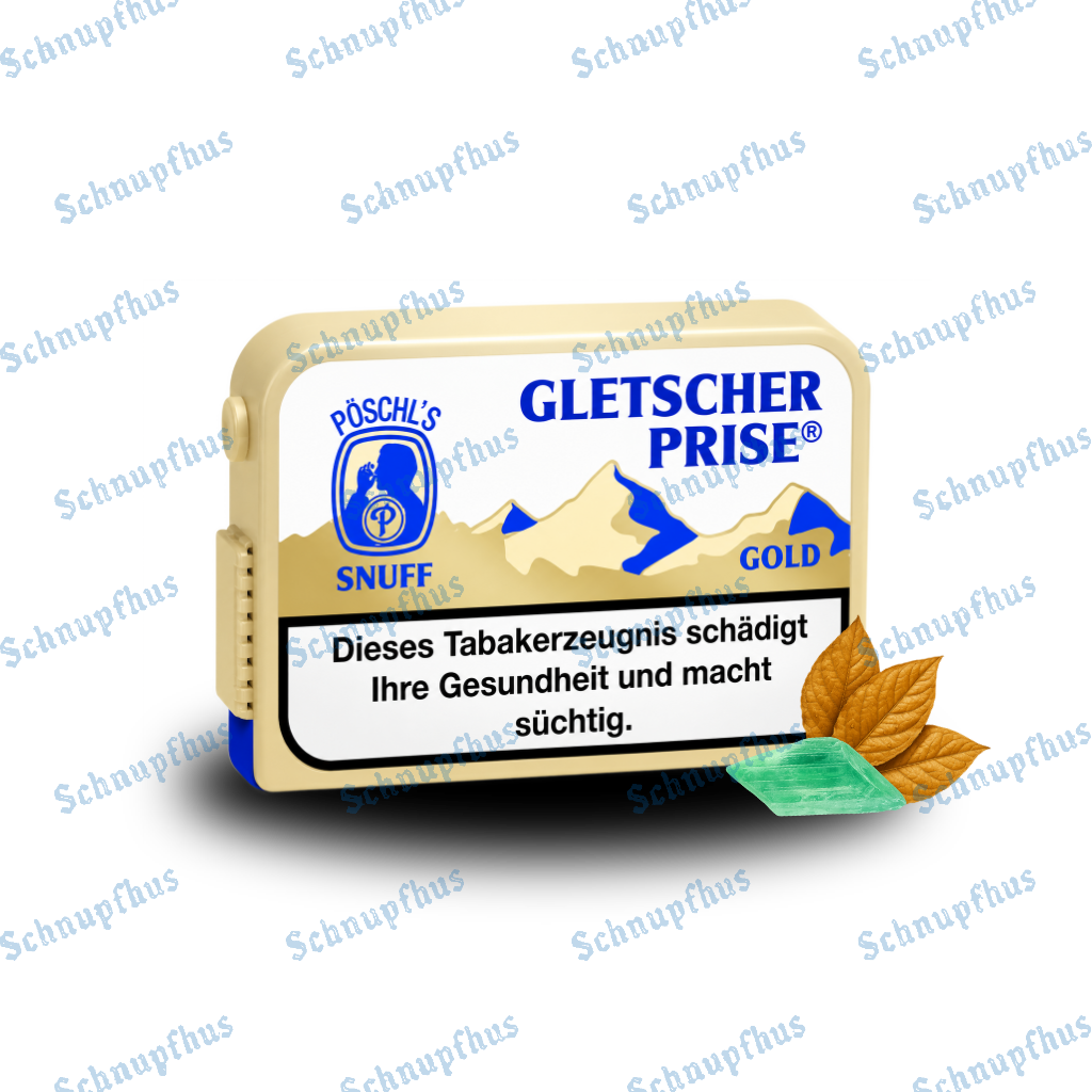 PÖSCHL Gletscherprise Gold Schnupftabak 10g