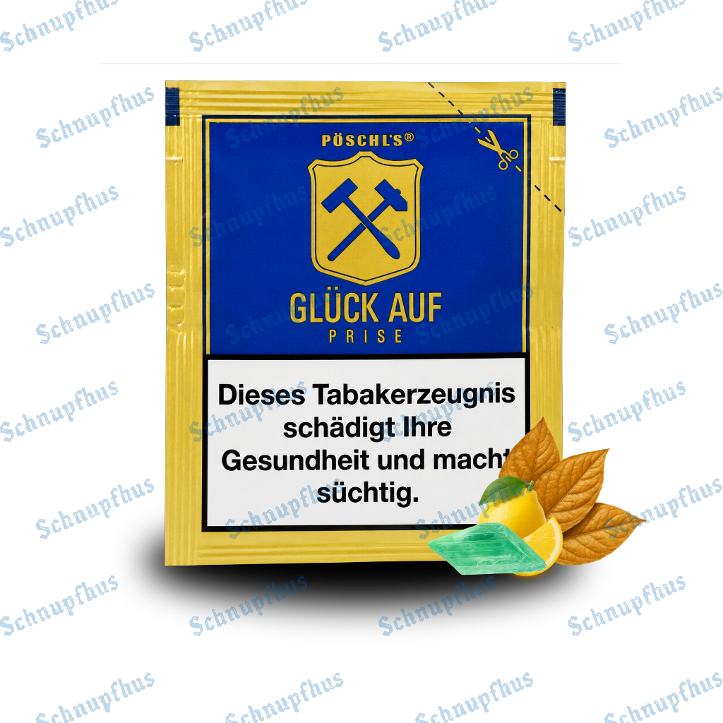 PÖSCHL Glück Auf Prise Schnupftabak 10g Tüte