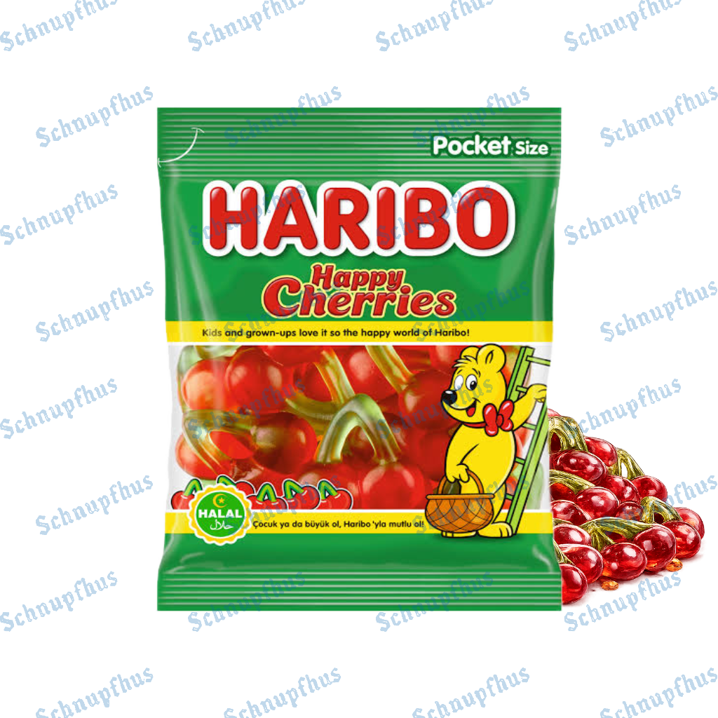 Haribo HALAL Happy Cherries 100g