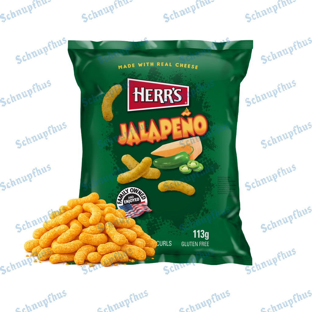 Herr's Jalapeno Cheese Curls 113g