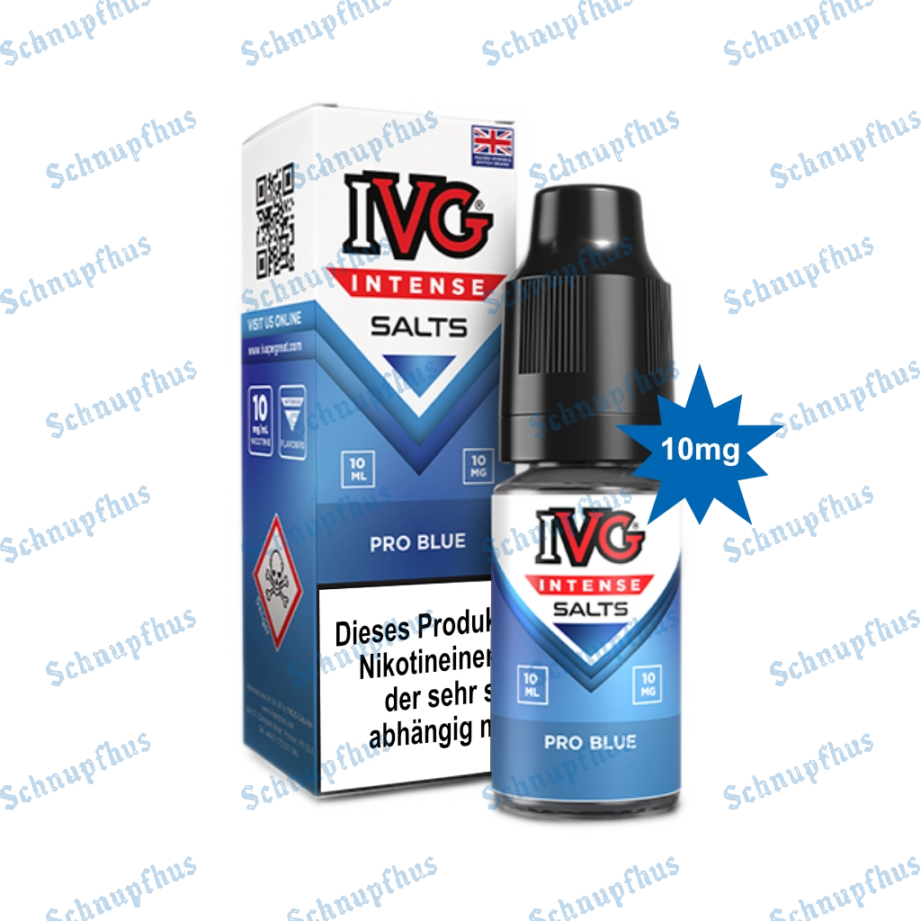 IVG Intense Nic Salts (10mg) 10ml Pro Blue