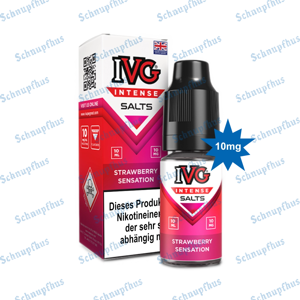 IVG Intense Nic Salts (10mg) 10ml Strawberry Sensation
