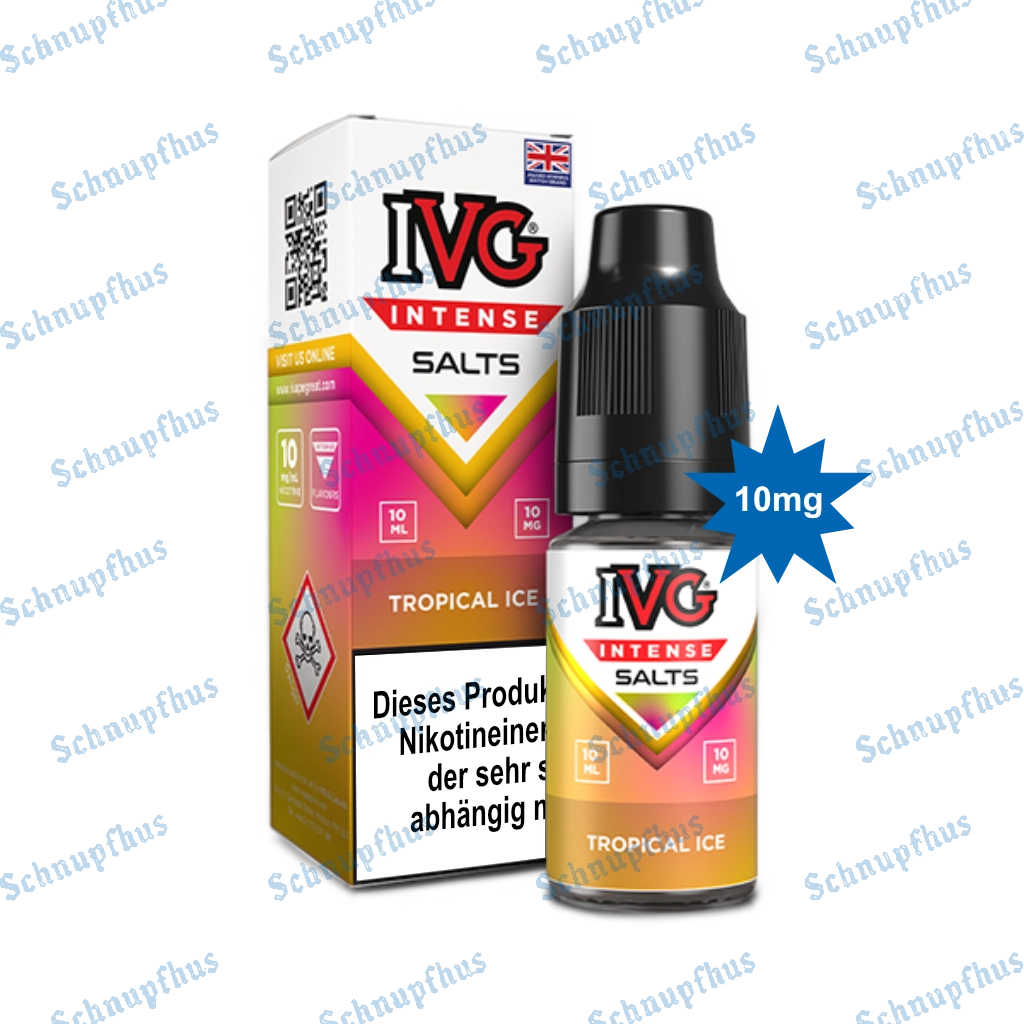 IVG Intense Nic Salts (10mg) 10ml Tropical Ice