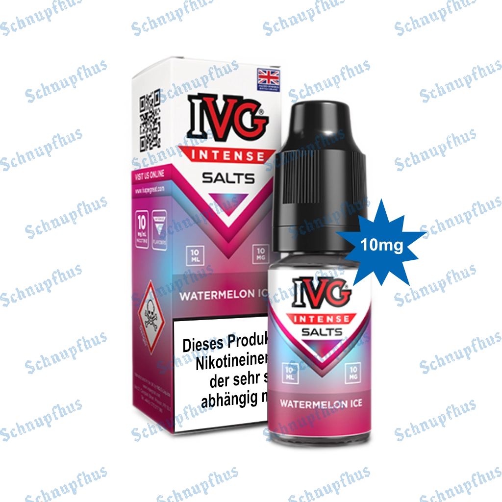 IVG Intense Nic Salts (10mg) 10ml Watermelon Ice