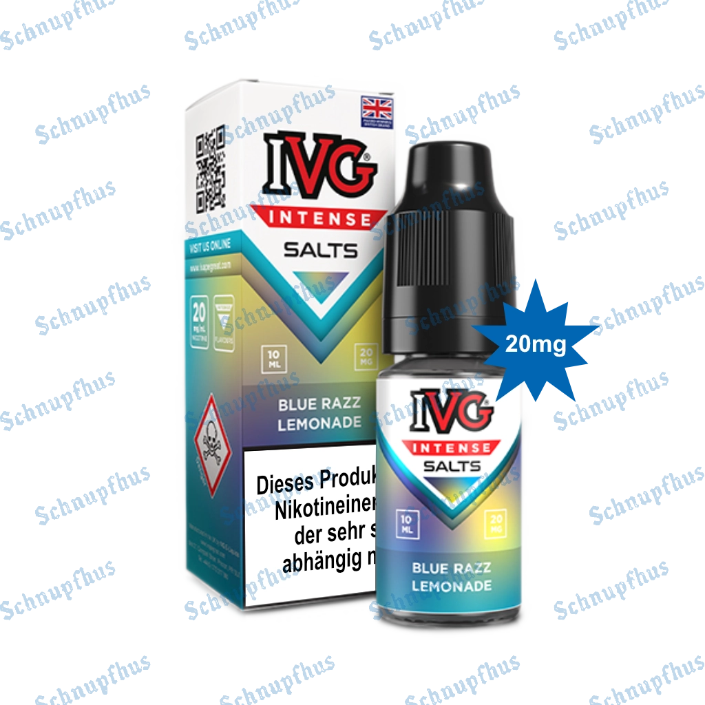 IVG Intense Nic Salts (20mg) 10ml Blue Razz Lemonade