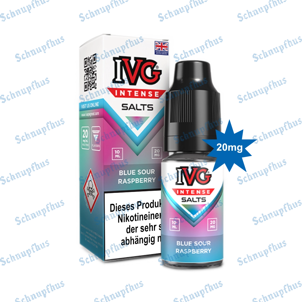 IVG Intense Nic Salts (20mg) 10ml Blue Sour Raspberry