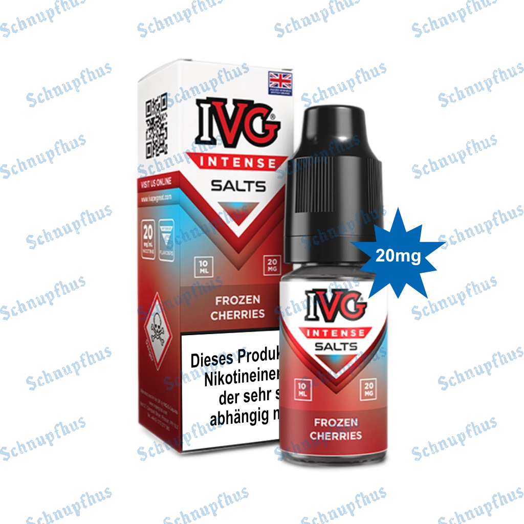 IVG Intense Nic Salts (20mg) 10ml Frozen Cherries
