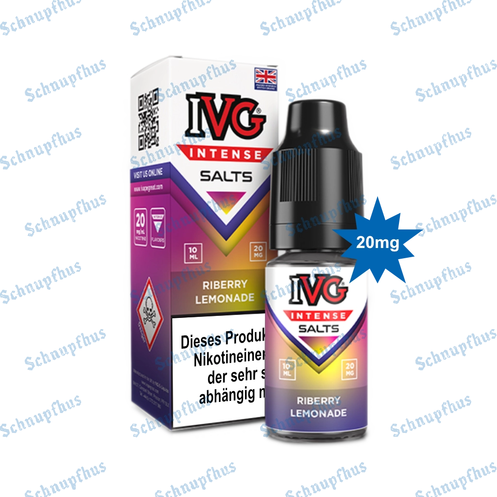 IVG Intense Nic Salts (20mg) 10ml Riberry Lemonade