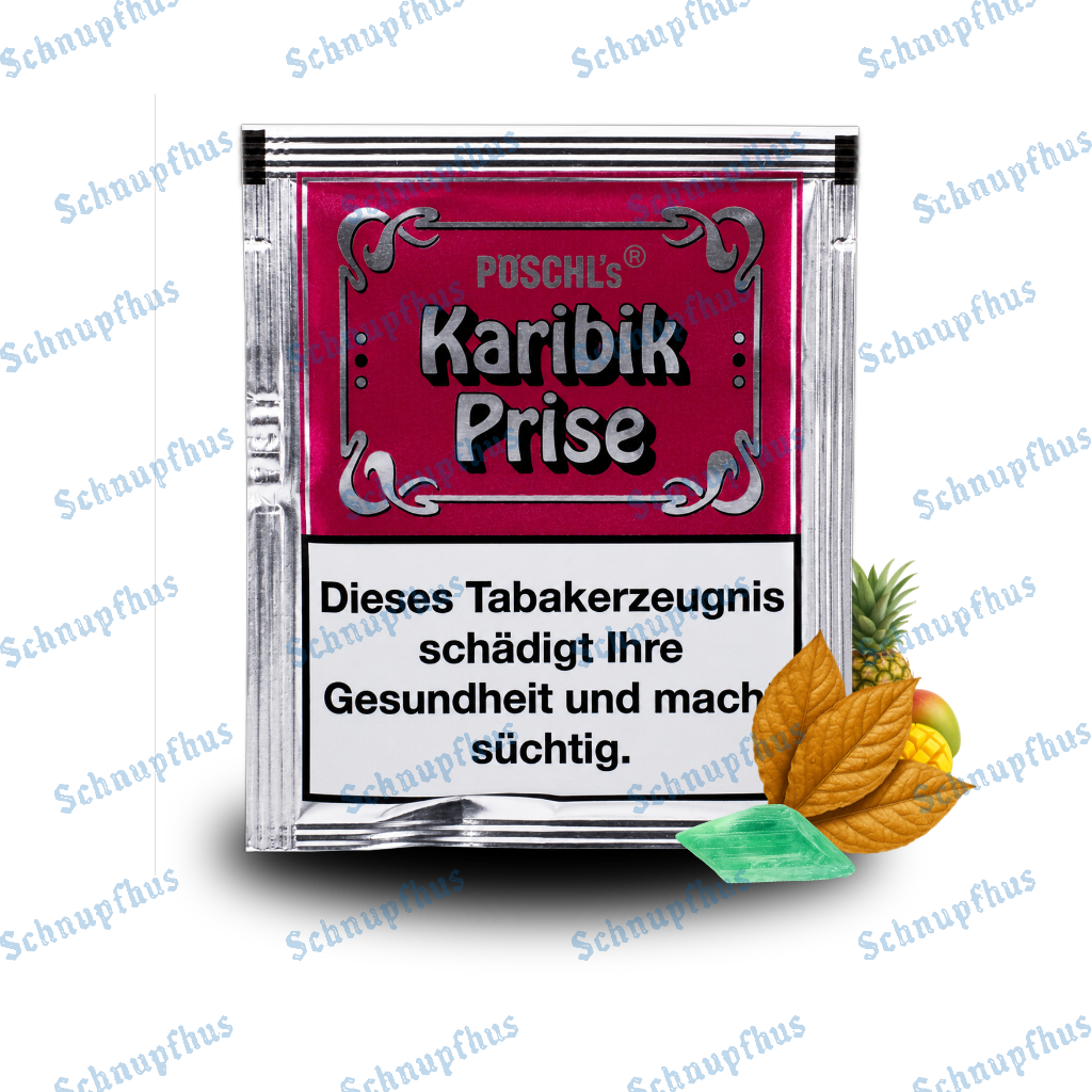 PÖSCHL Karibik Prise Schnupftabak 10g Tüte