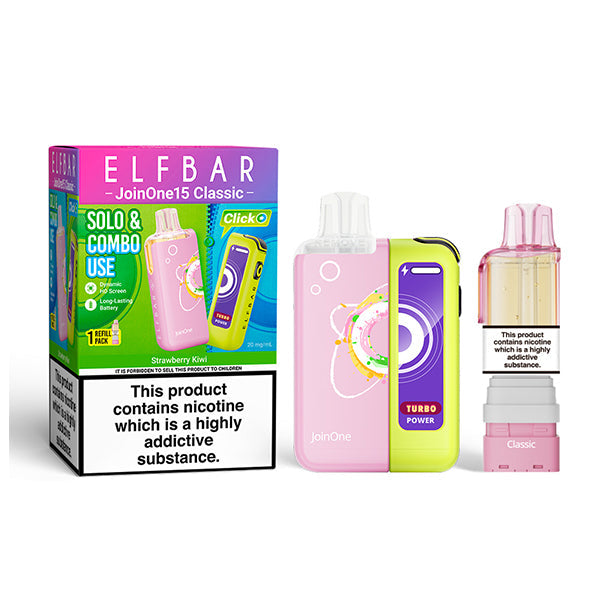 ELFBAR JOIN ONE 15 CLASSIC Starter Kit Strawberry Kiwi