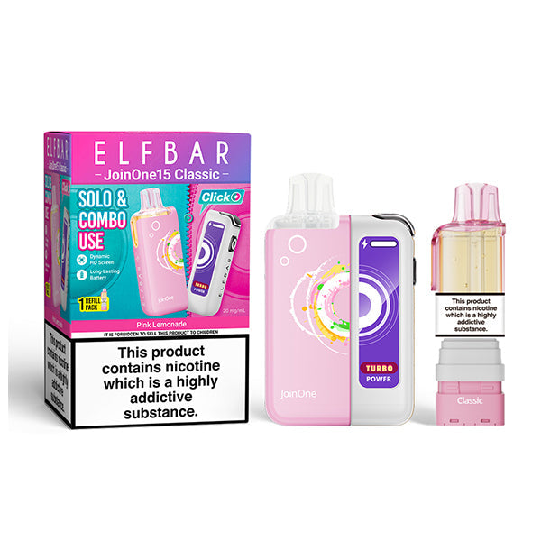 ELFBAR JOIN ONE 15 CLASSIC Starter Kit Pink Lemonade