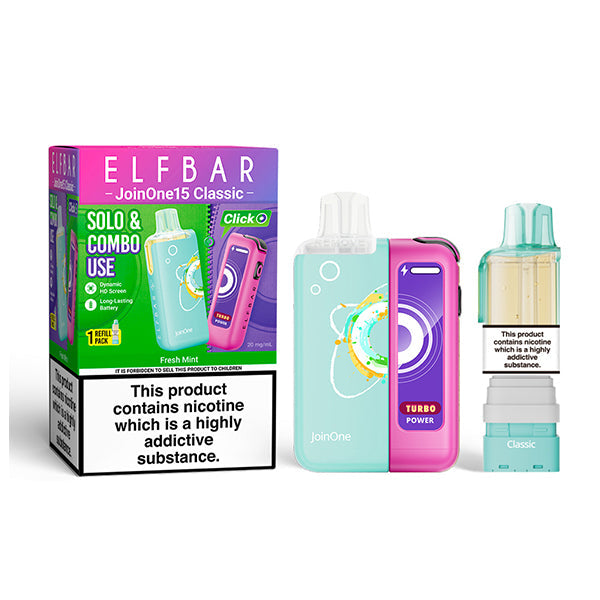 ELFBAR JOIN ONE 15 CLASSIC Starter Kit Fresh Mint