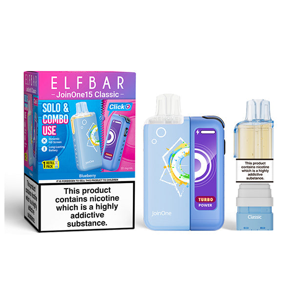 ELFBAR JOIN ONE 15 CLASSIC Starter Kit Blueberry