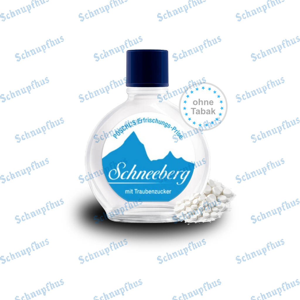 PÖSCHL Schneeberg Weiss Schnupfpulver, tabakfrei 10g