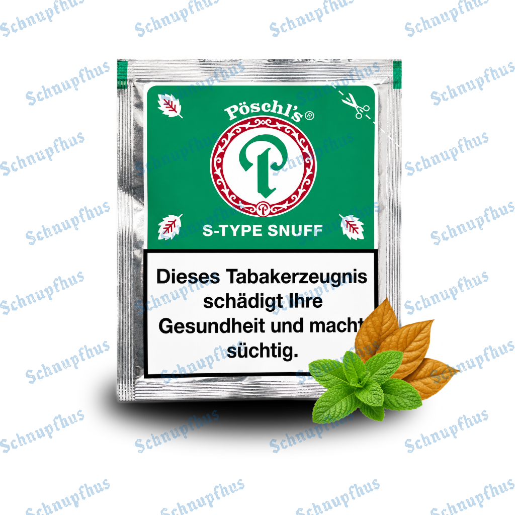 PÖSCHL S-Type Schnupftabak 10g Tüte