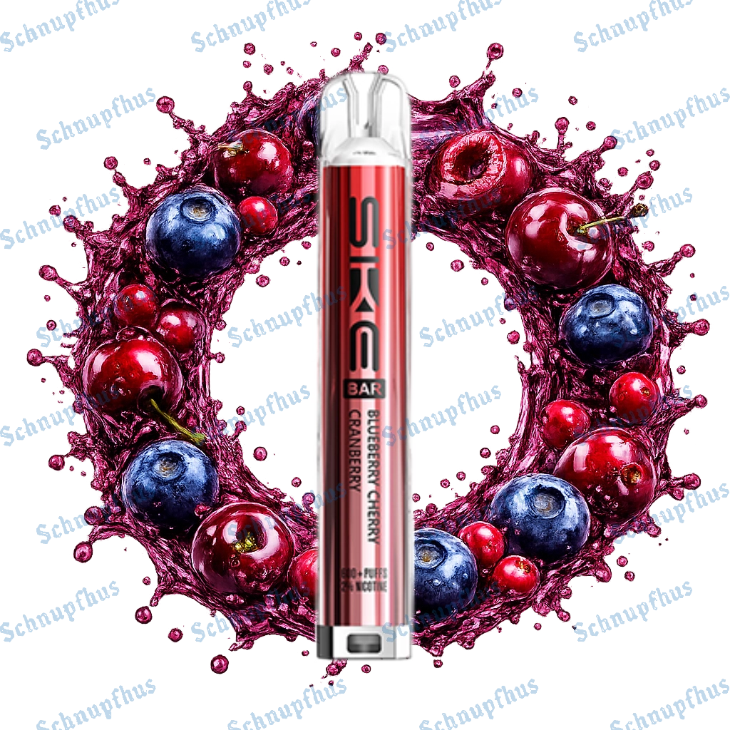 SKE Bar 600 20mg Prefilled Pod Kit Blueberry Cherry Cranberry