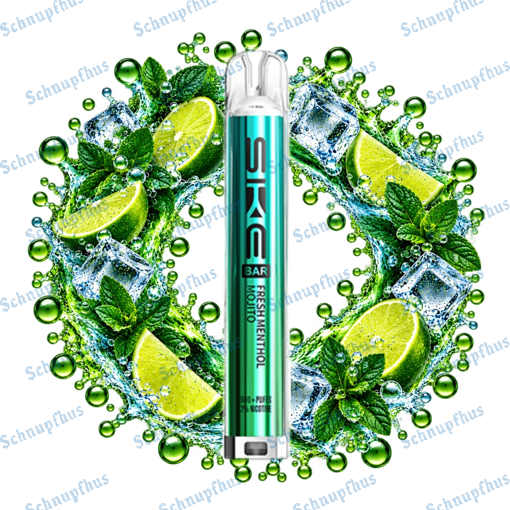 SKE Bar 600 20mg Prefilled Pod Kit Fresh Menthol Mojito