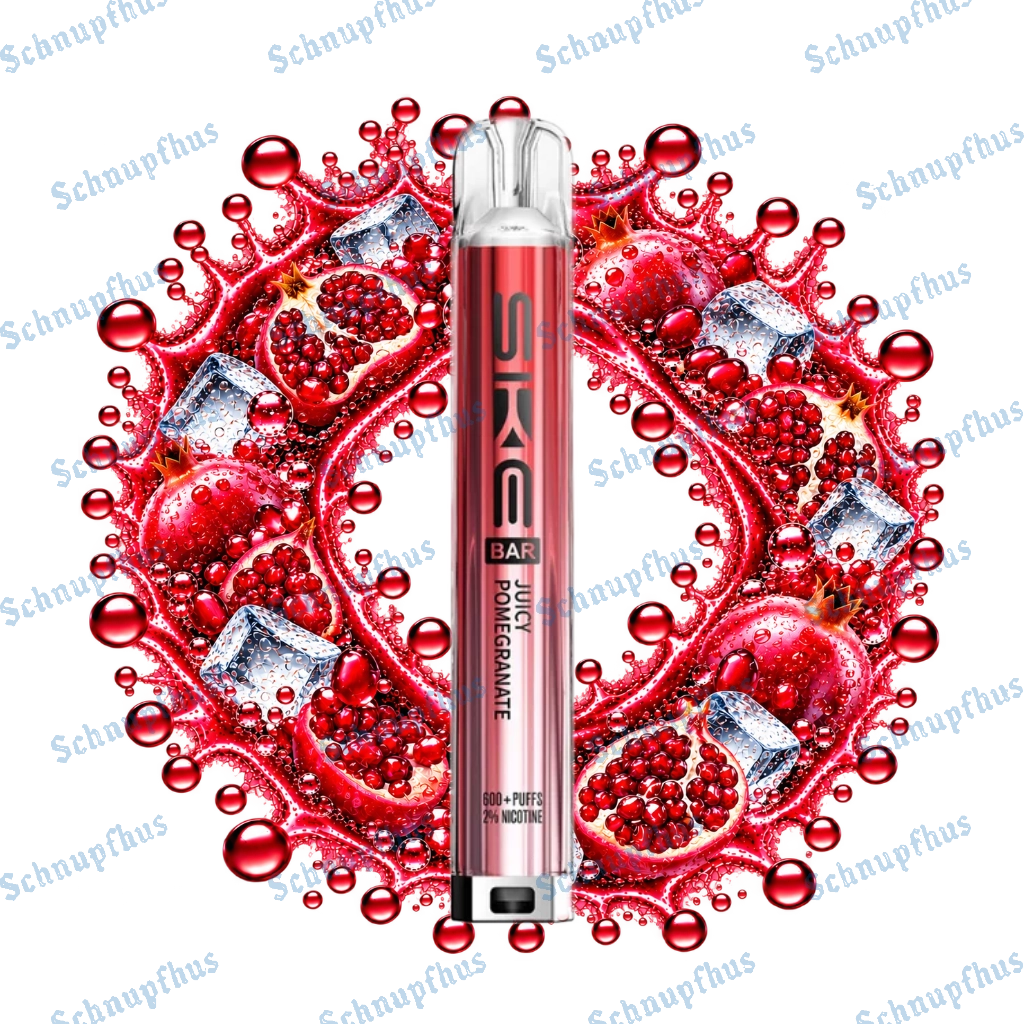 SKE Bar 600 20mg Prefilled Pod Kit Juicy Pomegranate