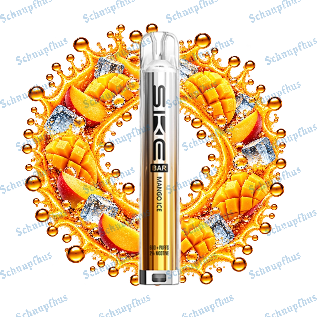 SKE Bar 600 20mg Prefilled Pod Kit Mango Ice