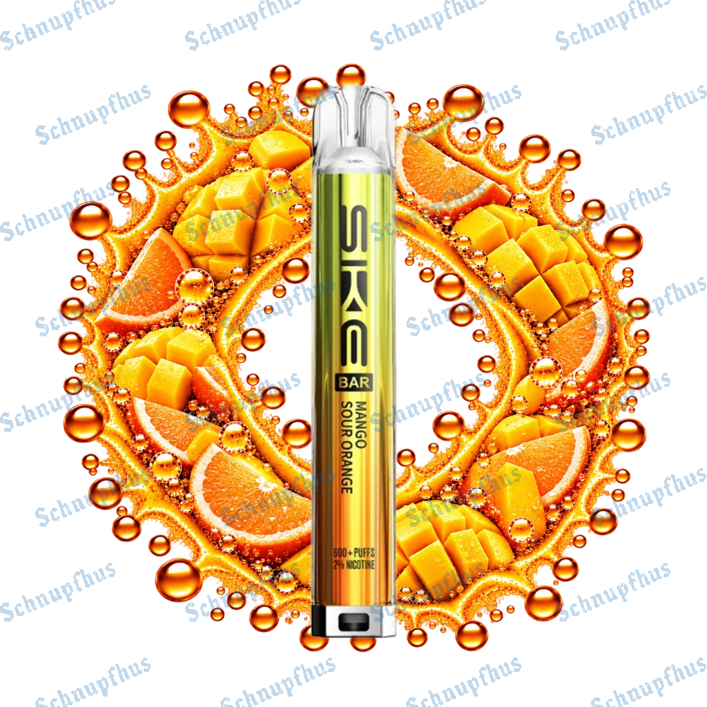 SKE Bar 600 20mg Prefilled Pod Kit Mango Sour Orange