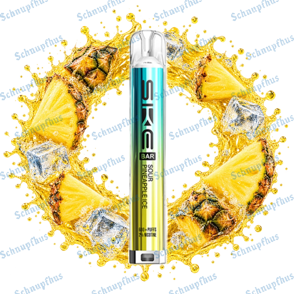 SKE Bar 600 20mg Prefilled Pod Kit Sour Pineapple Ice