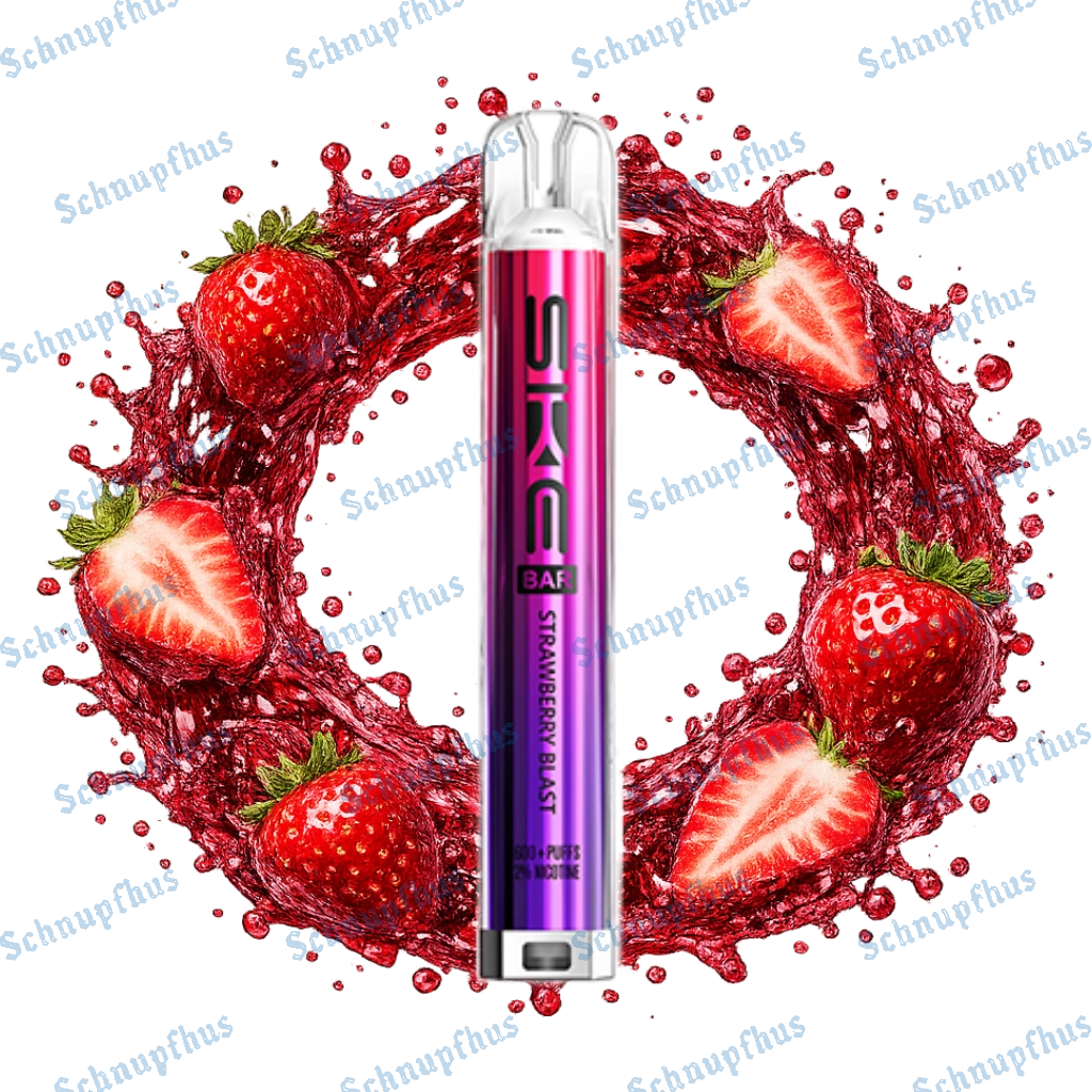 SKE Bar 600 20mg Prefilled Pod Kit Strawberry Blast