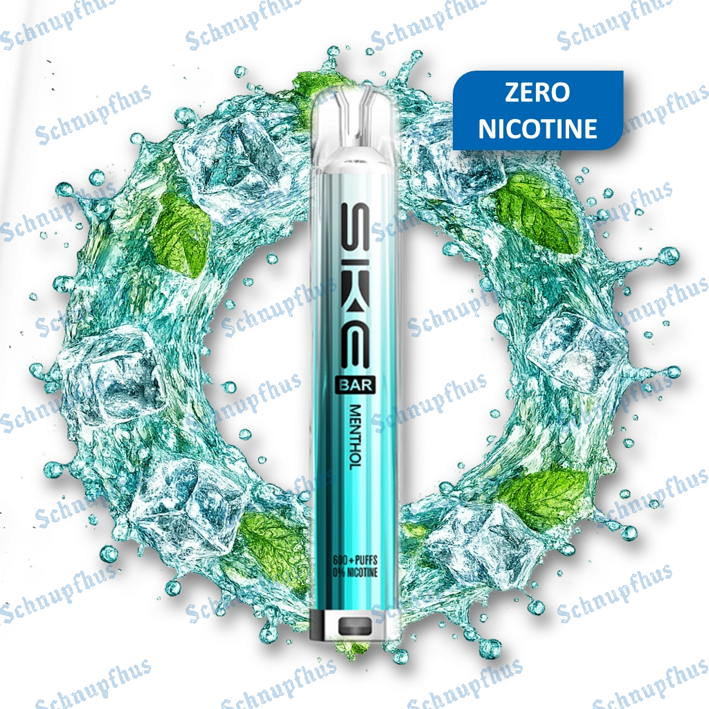 SKE Bar 600 ZERO NICOTINE Prefilled Kit Menthol
