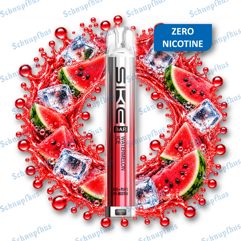 SKE Bar 600 ZERO NICOTINE Prefilled Kit Watermelon Ice
