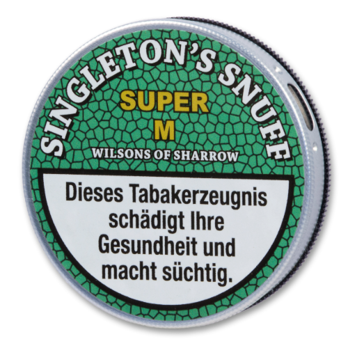 Wilsons Singleton's Super Cool Snuff Schnupftabak 5g Tap Tin