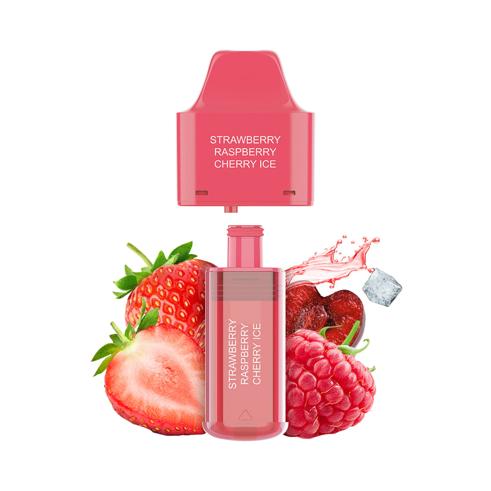 ELFBAR NX7000 nachfüllbarer Pod Strawberry Rasbperry Cherry Ice