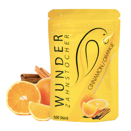 Wunder Zahnstocher Zimt Orange Refill (100 Stk.)