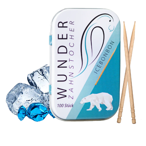 Wunder Zahnstocher Eisbonbon Dose (100 Stk.)